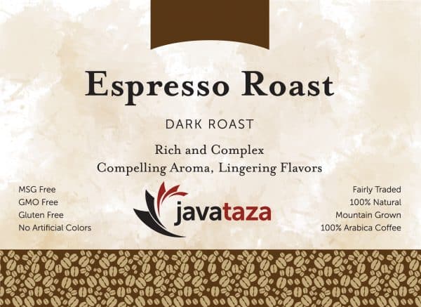 espresso roast ground single origin coffee