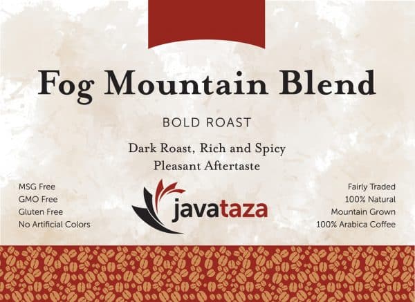 fog mountain blend ground direct trade coffee