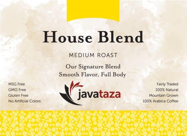 house blend ground specialty coffee