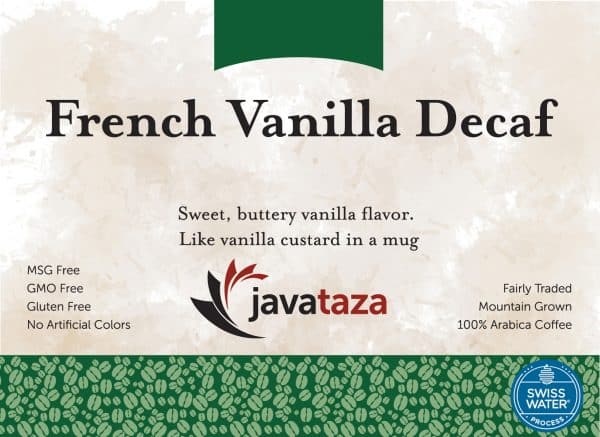 french vanilla decaf coffee swiss water processed