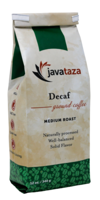 decaf coffee bag